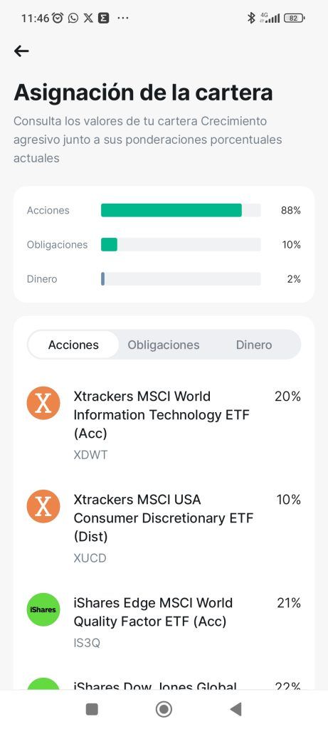carteras del roboadvisor de revolut